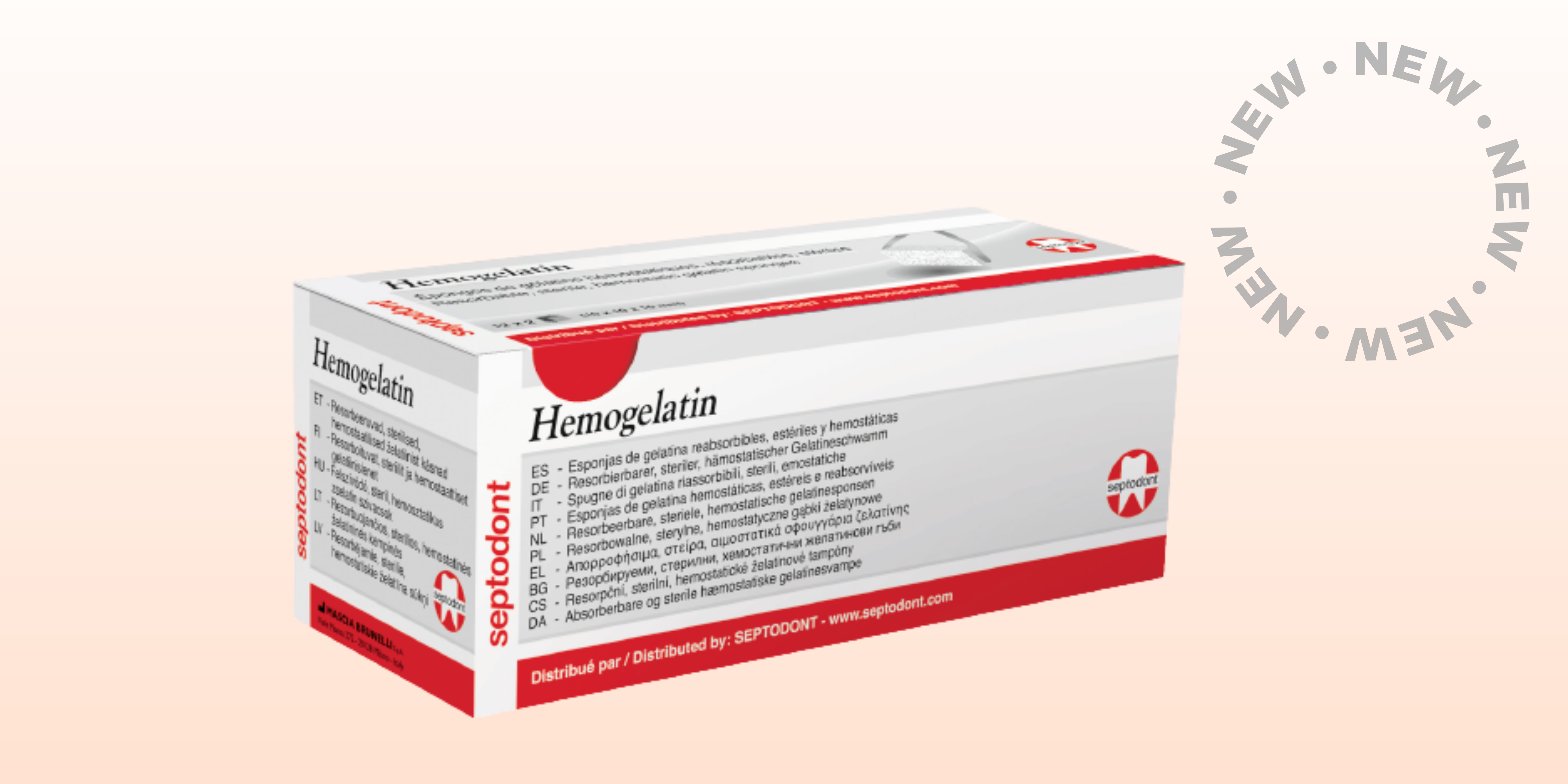 NIEUW hemostatisch product: Hemogelatin