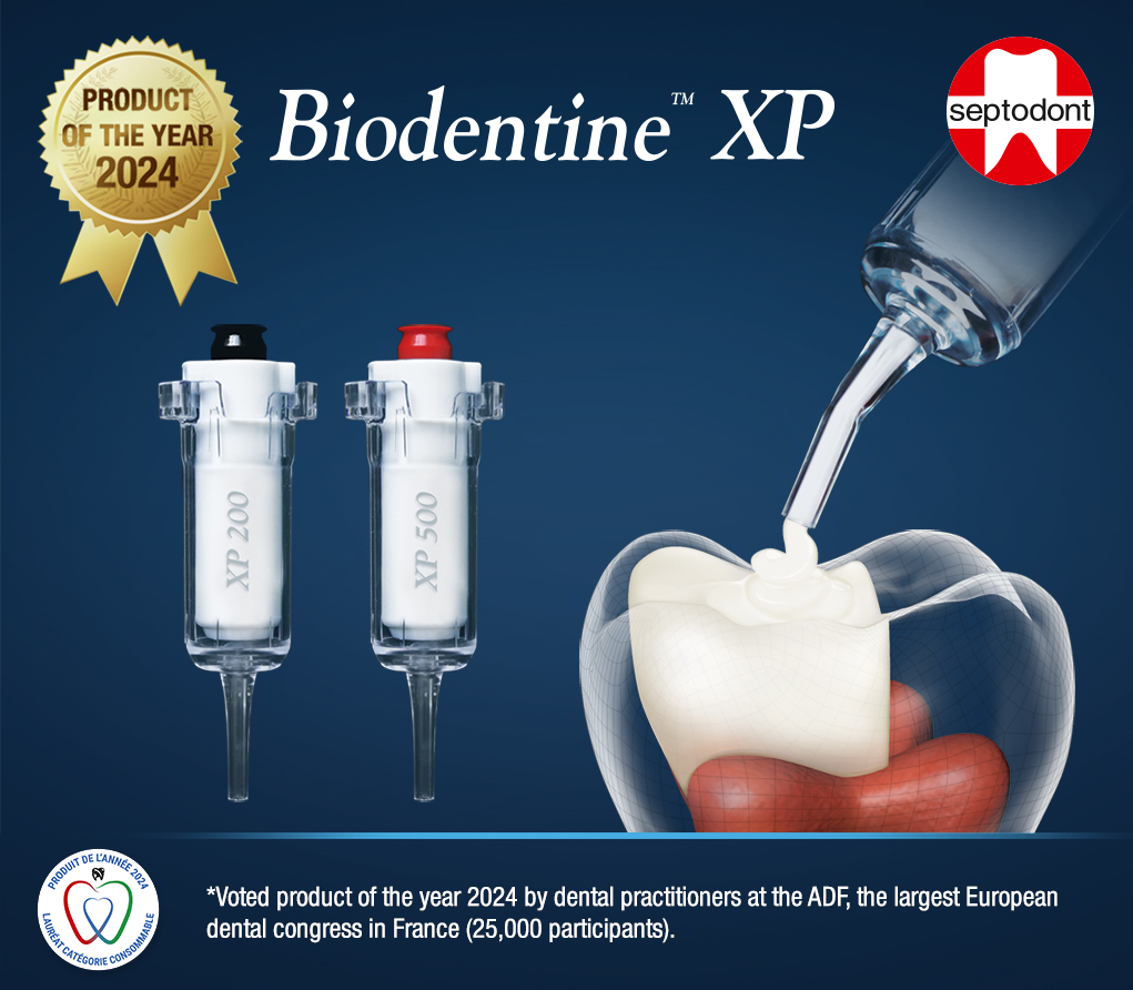 Biodentine XP uitgeroepen tot Product van het Jaar 2024