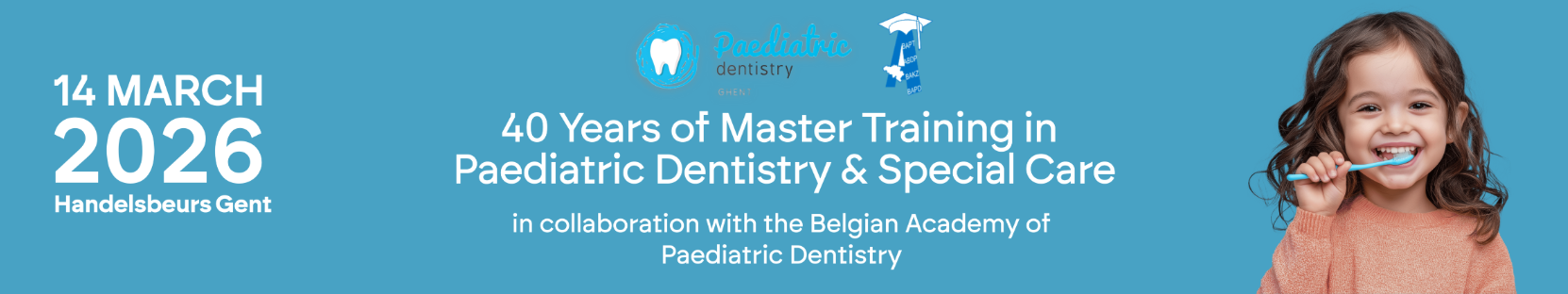40 jaar masteropleiding in pediatrische tandheelkunde en speciale zorg