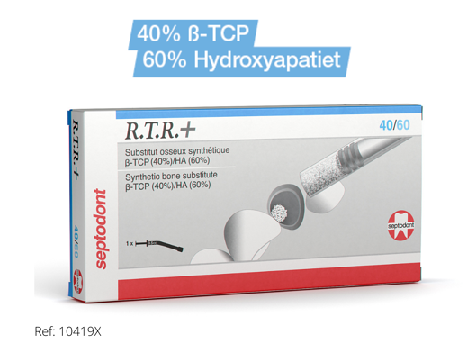 Ontdek R.T.R.+: met nieuwe bifasische formuleringen ß-Tricalciumfosfaat (ß-TCP) + Hydroxyapatiet (HA) 2