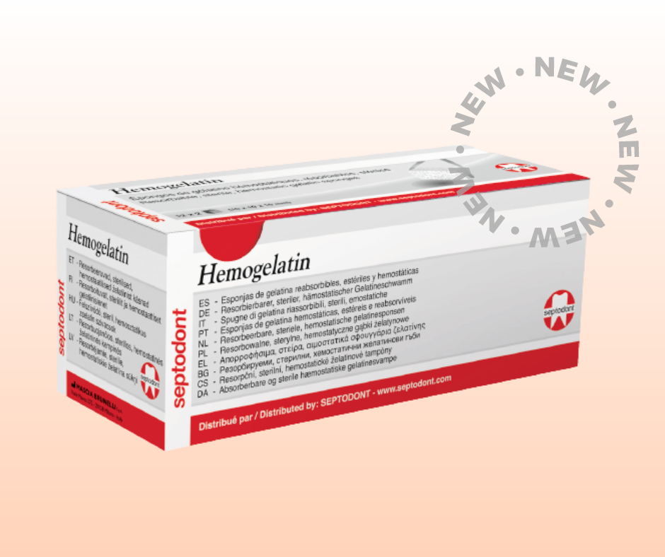 NIEUW hemostatisch product: Hemogelatin