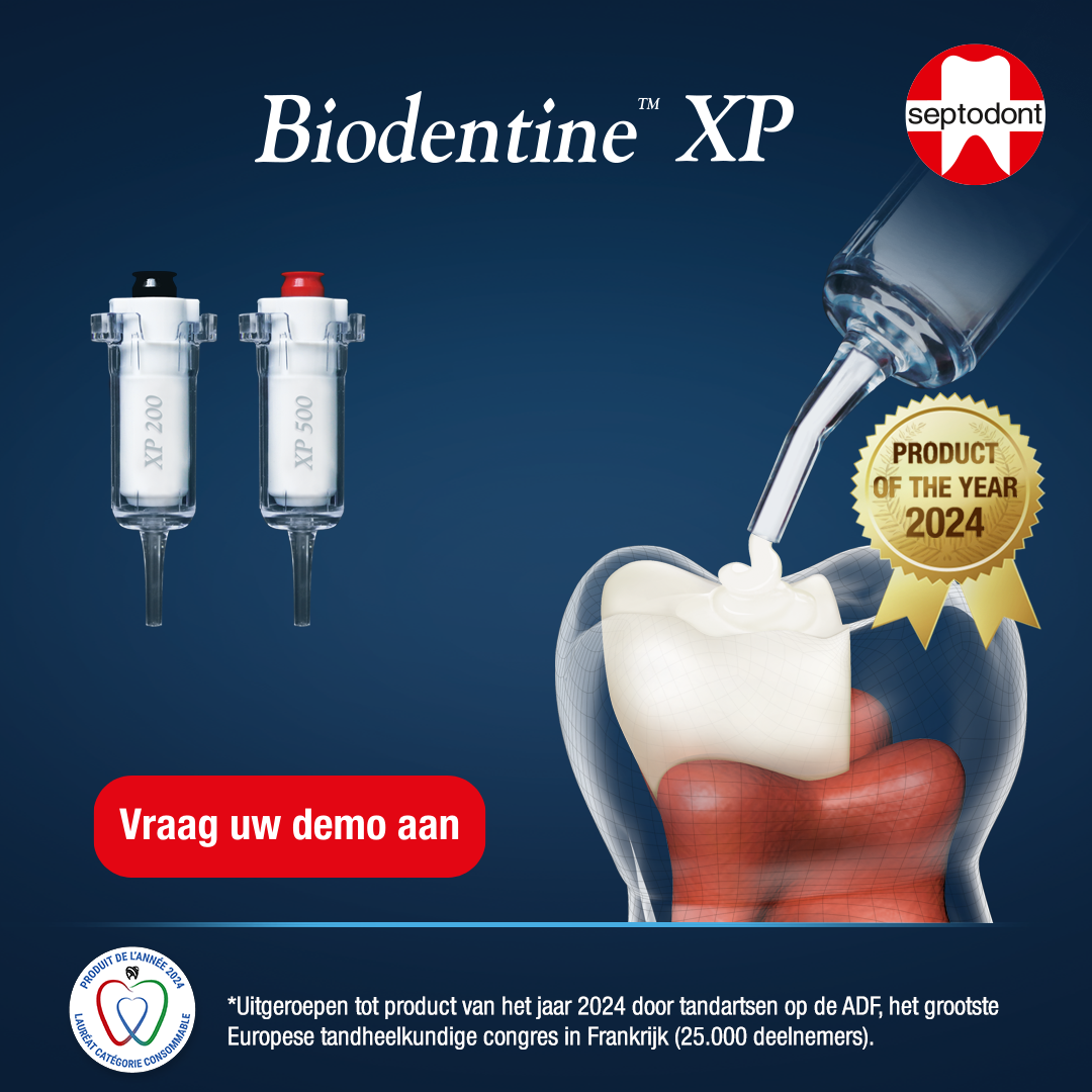 Biodentine XP uitgeroepen tot Product van het Jaar 2024