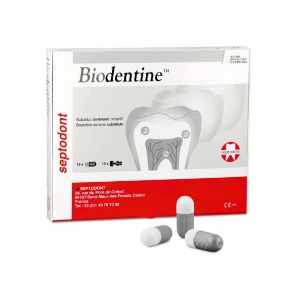 Biodentine, bioactief dentinesubstituut van Septodont
