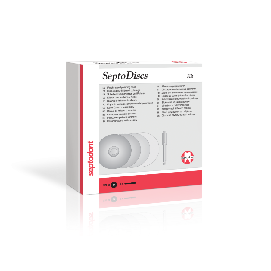 Septodiscs - kit (100 schijven en 1 doorn)