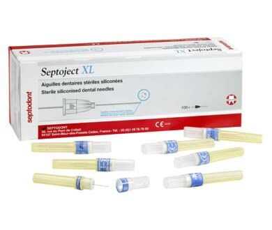 Septoject XL, gesteriliseerde naalden