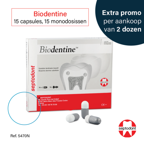 Promotie november 2022 - Biodentine bioactief dentinesubsituut