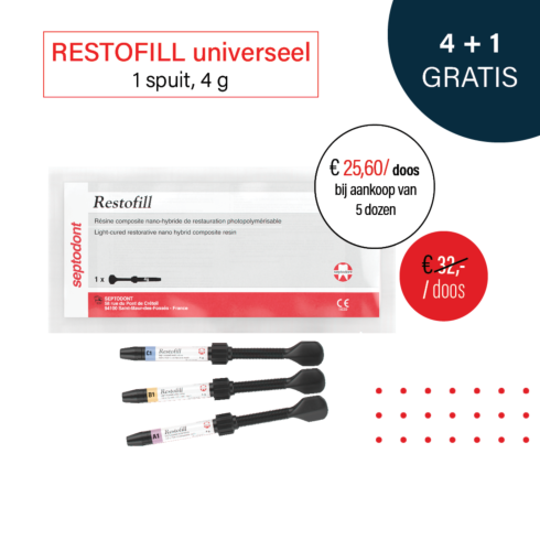 Restofill spuit promotie maart