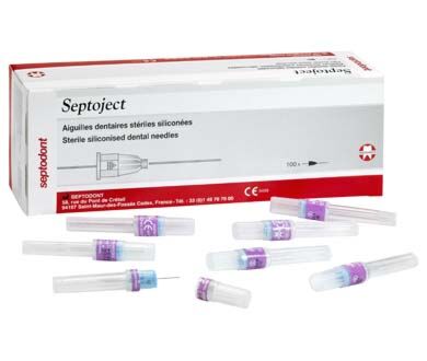 Septoject, steriele tandheelkundige naalden