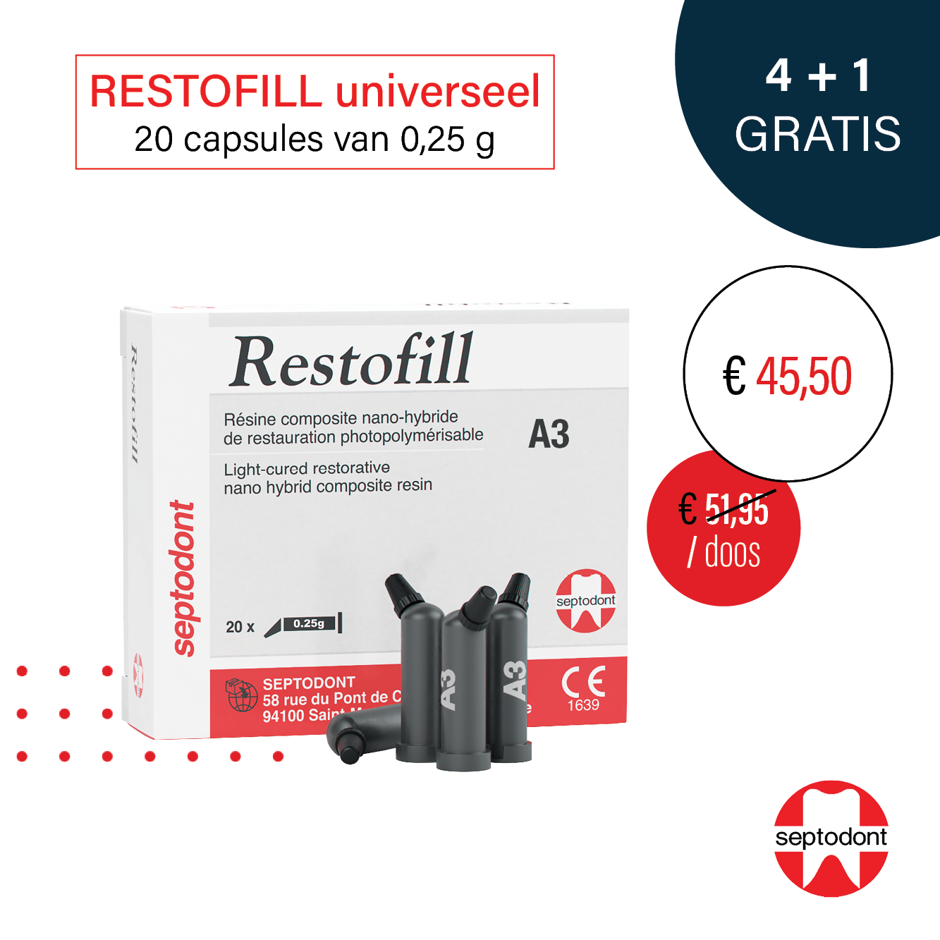 Restofill caps promotie september